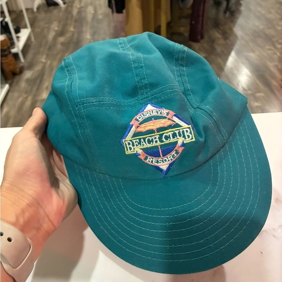 Disneys beach club resort vintage teal hat